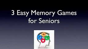 3 Easy Memory Games for Seniors