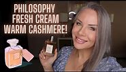 Perfume Review: Philosophy Fresh Cream Warm Cashmere!