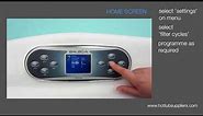 Changing Filter Cycles On A Balboa BP Control Panel Tutorial by Hot Tub Suppliers