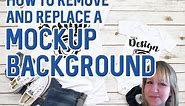 How to remove and replace the background of a mockup
