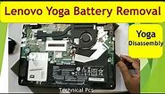 Lenovo Yoga Battery Removal || Lenovo Yoga 500 Disassembly || Lenovo Yoga SSD Upgrade