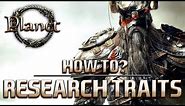 Elder Scrolls Online (ESO) - How to Research & Traits Weapon/Armour (Guide)