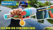 Walmart Toy Fishing Rod BIG FISH Challenge!