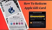 How to Use an Apple Gift Card- Full Guide