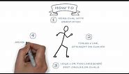 How To Draw Stick Figures That Express Verbs