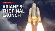 Watch live as the final Ariane 5 rocket launches