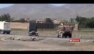 www Muviza net Taliban IED Sends Afghan National Army MRAP Flying Afghanistan War 2015