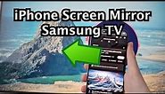 How to Connect iPhone to Samsung Smart TV (Screen Mirror)!