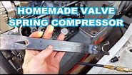Homemade VALVE SPRING COMPRESSOR TOOL - Remove springs without taking heads off - Stud mount