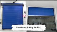 Best aluminum rolling shutter for shop , industrial areas and garage shutter | Nirmal Automation
