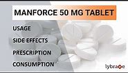 MANFORCE 50 MG Tablet: Uses, Side Effects, Prescription & Consumption - 2019