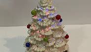 Christmas - Avon fiber optic porcelain Christmas tree