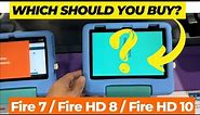Kindle Fire 7 vs Fire HD 8 vs Fire HD 10 (Which should you buy?)