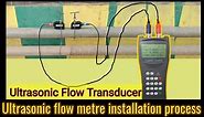 PORTABLE ULTRASONIC FLOW METER INSTALLATION | HOW TO UPDATE SETTING IN METER