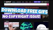 How to download free GIFs to gallery in minutes || Without any copyright strike
