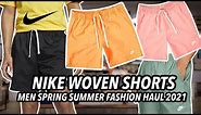 NIKE WOVEN SHORTS HAUL | Best Shorts For Summer 2021 | Men Spring Summer 2021 Fashion Haul + Try On