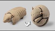 Armadillo - print in place - 3D printing on Ender 3
