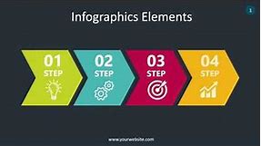 Arrow Infographics Elements - Animated PowerPoint Template