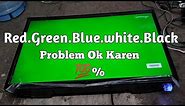 Red/Green/Blue/White/Black Screen solve