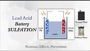 Lead Acid Battery Sulfation | Battery Sulfation