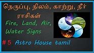 Learn astrology in tamil / fire, land, air, water / #5/AstroHouse tamil