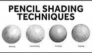 How To Shade With Pencil | Pencil Shading Techniques | Drawing Exercises | Basic Drawing Lessons