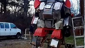 Giant Homemade Robot