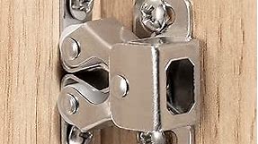 2 PCS Cabinet Latch Double Roller Catch Hardware for Cupboard Closet Cabinet Door Latches and Catches, Nickel