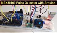 Blood Oxygen & Heart Rate Measurement with MAX30100/02 Pulse Oximeter & Arduino