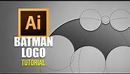 How to make Batman Logo with Golden Ratio Circles | Adobe Illustrator 2020