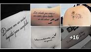 Tatuajes de Frases +16 Hermosas y Conmovedoras Frases