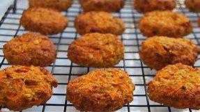 Easy Carrot Cookies Recipe | Healthy and Vegan Carrot Biscuits made in only 10 minutes!