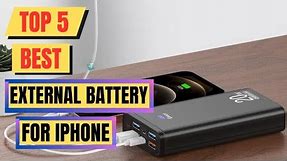Top 5 Best External Battery For Iphone || External Battery Charger For Iphone