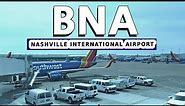 Walking Nashville International Airport BNA, Nashville, Tennessee 4K