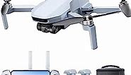 Potensic ATOM SE GPS Drone with 4K EIS Camera, Under 249g, 62 Mins Flight, 4KM FPV Transmission, Brushless Motor, Max Speed 16m/s, Auto Return, Lightweight and Foldable Drone for Adults, Beginner