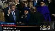 President Clinton 1993 Inaugural Ceremony