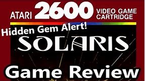 Solaris Atari 2600 Review The No Swear Gamer Ep 753