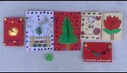 Six easy ideas for greeting cards |Greeting Cards For Christmas | Happy New Year | Vintage Arts