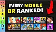 EVERY MOBILE BATTLE ROYALE GAME RANKED FROM WORST TO BEST! (iOS/Android Tier List)