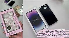 iPhone 14 Pro Max Deep Purple Relaxing Unboxing + Kate Spade Case