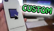 Customize your iPhone 4 - (unYOUsual custom backplate)