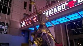 Statue of Michael Jordan ("the Spirit") - United Center - Chicago