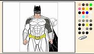 Оцветяване на Батман - Картинки за Момчета - Batman