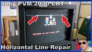 Sony PVM 2030 "Horizontal Line Fold-Over" CRT Repair & New Shop Update!