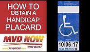 How to Obtain A Handicap Placard - Requirements