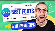How to Find (and Save) the BEST FONTS in Canva