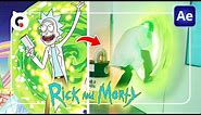 Rick And Morty PORTAL EFFECT (After Effects Tutorial)