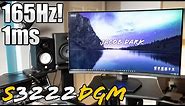 DELL'S NEW BEST BUDGET 32" GAMING MONITOR | DELL S3222DGM REVIEW
