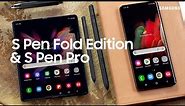Connect the S Pen Pro with your Galaxy Z Fold3 and other Galaxy mobile devices | Samsung US