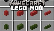 Minecraft LEGO MOD / BUILD ENDLESS ITEMS AND BUILDINGS OUT OF LEGO!! Minecraft